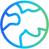 Gradient Globe Icon